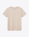Les Deux MEN Nørregaard T-Shirt - Seasonal T-Shirt 206730-Light Sand Melange/Orange