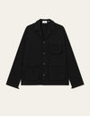 Les Deux MEN Osmund Seersucker Overshirt Overshirt 100100-Black