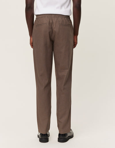 Les Deux MEN Patrick Linen Pants Pants 558558-Bungee Cord