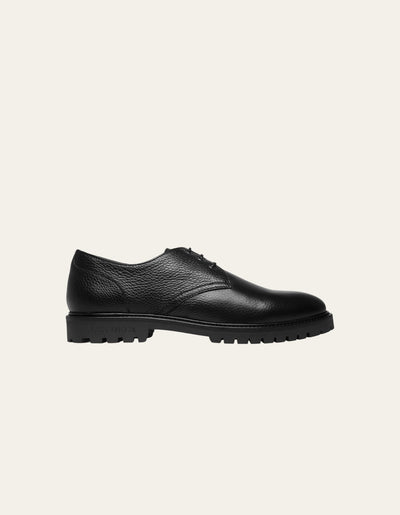 Les Deux MEN Thatcher Grain Derby Shoe Shoes 100100-Black