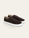 Les Deux MEN Theodor Suede Sneaker Shoes 844844-Coffee Brown