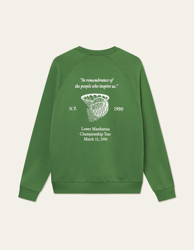 Les Deux MEN Tournament Sweatshirt Sweatshirt 565201-Vintage Green/White