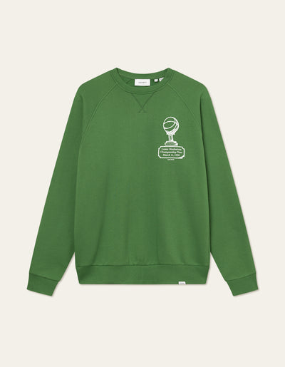 Les Deux MEN Tournament Sweatshirt Sweatshirt 565201-Vintage Green/White