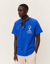 Les Deux MEN Tournament T-Shirt T-Shirt 480201-Surf Blue/White