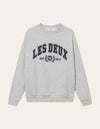 Les Deux MEN University Sweatshirt Sweatshirt 230460-Snow Melange/Dark Navy