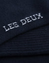 Les Deux MEN William Stripe 2-Pack Socks Underwear and socks 460241-Dark Navy/Off White