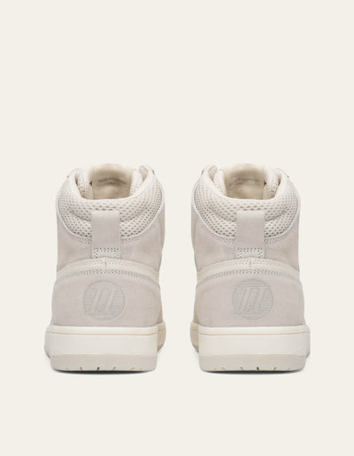 Les Deux MEN Wright Hightop Sneaker Shoes 201311-White/Light Grey