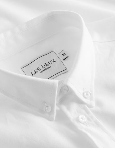 Les Deux MEN Christoph Oxford Shirt Shirt 2020-White