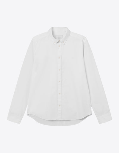 Les Deux MEN Kristian Oxford Shirt Shirt 201201-White