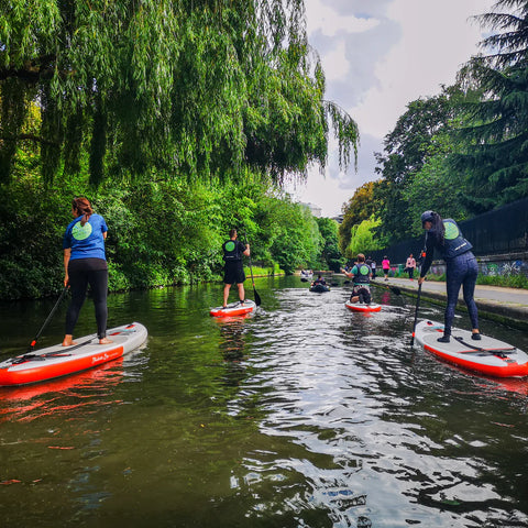 Paddleboarding in London