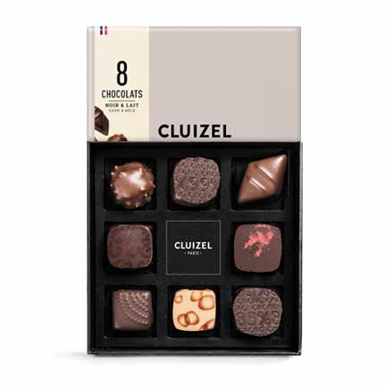 8 Piece Milk & Dark Chocolate Box