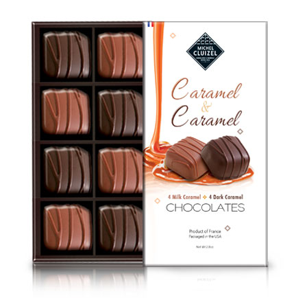 Caramel truffle box