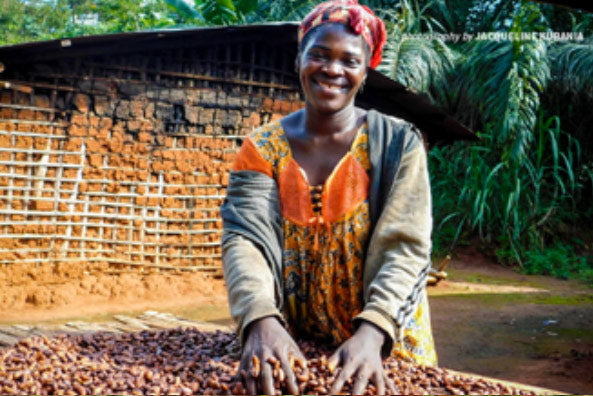 Cameroon cocoa farmer