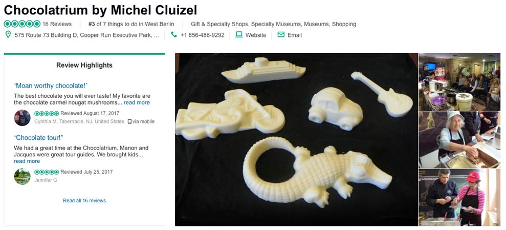 Cluizel Chocolate Trip Advisor Review