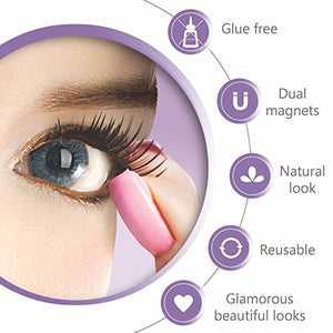 Magnetic Natural Finish False Eyelashes