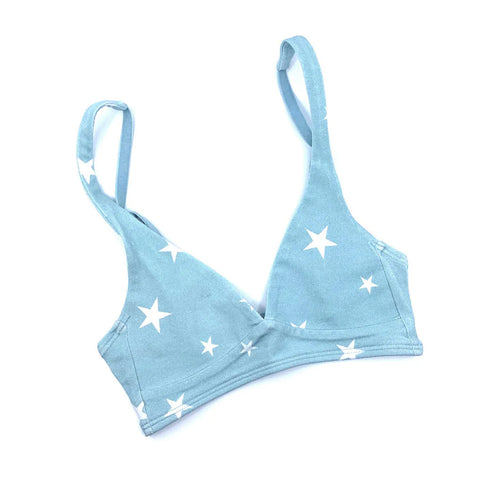 Girl's Blue with Stars Bralette