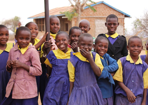 School Girls in Uganda supported by Just a Drop