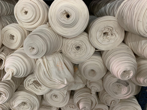 Reels of cotton ready for sewing