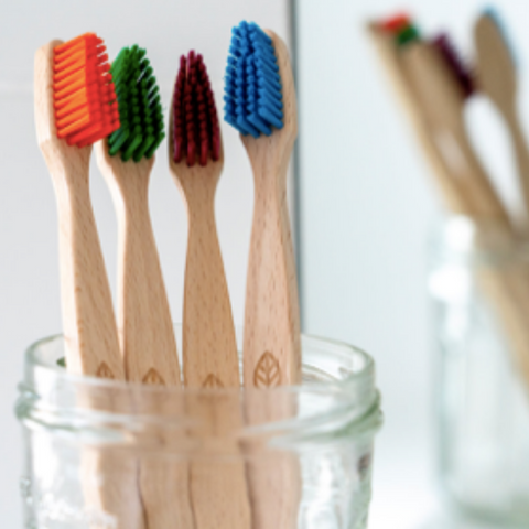 Wooden toothbrush