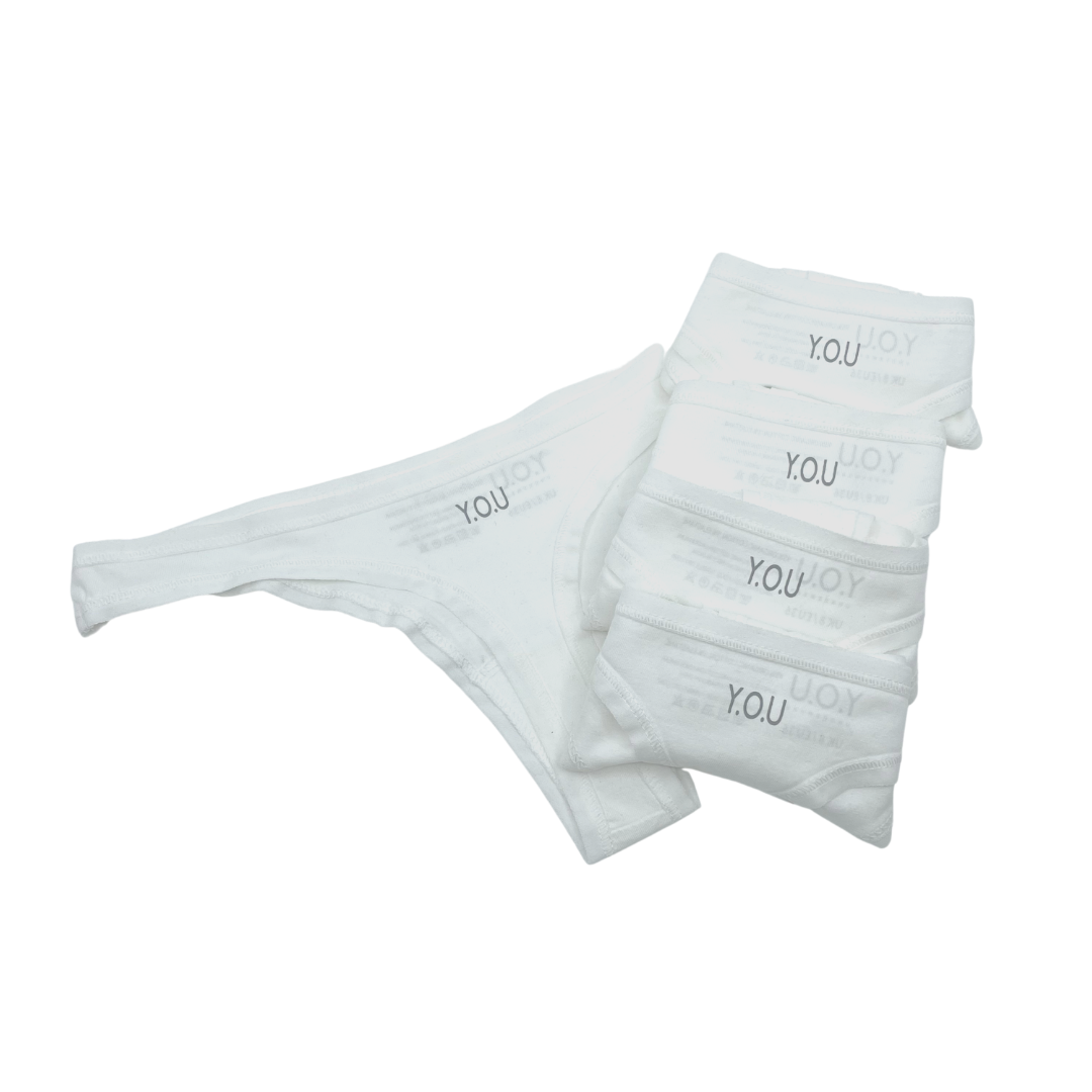 Women's organic cotton thong - pack of 5 –  underwear