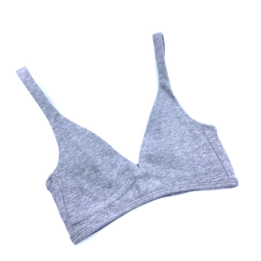 Women's organic cotton bralette in almond (light nude) – Y.O.U