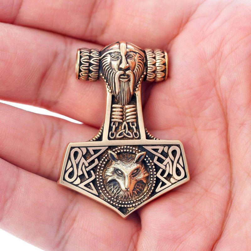 Pendentif Marteau de Thor Bronze – Viking Legends