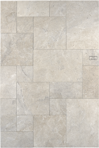 Rough edge travertine tile