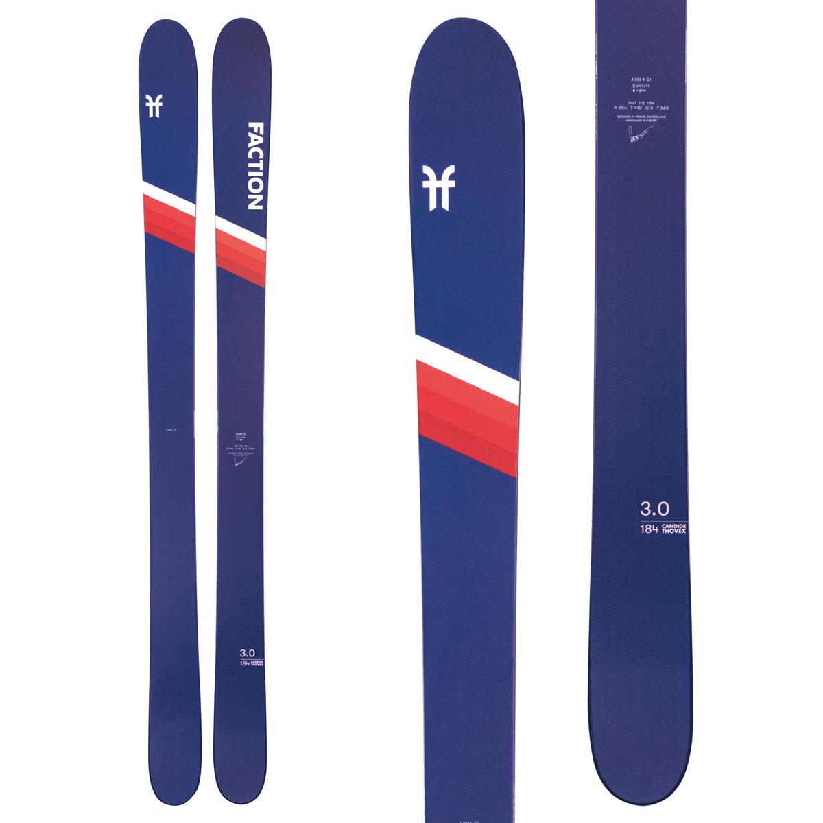 Faction 2021 CT 3.0 | Twin Tip | Freeride All-Mountain Ski