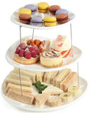 Shine 3 Tier Twist and Fold Flat Cake/Pastries/Afternoon Tea Stand