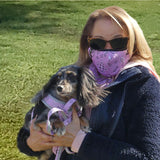 cloak and dawggie pink bandana face mask