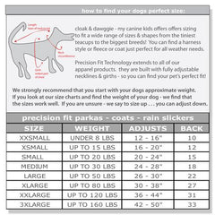 xxs extra small teacup dog harness coats carrier purses slings dog clothes size chart by weight