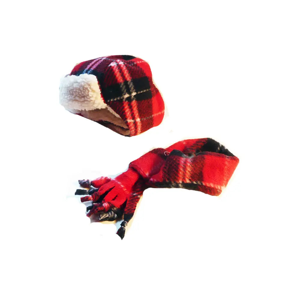 hat and scarf set for dogs