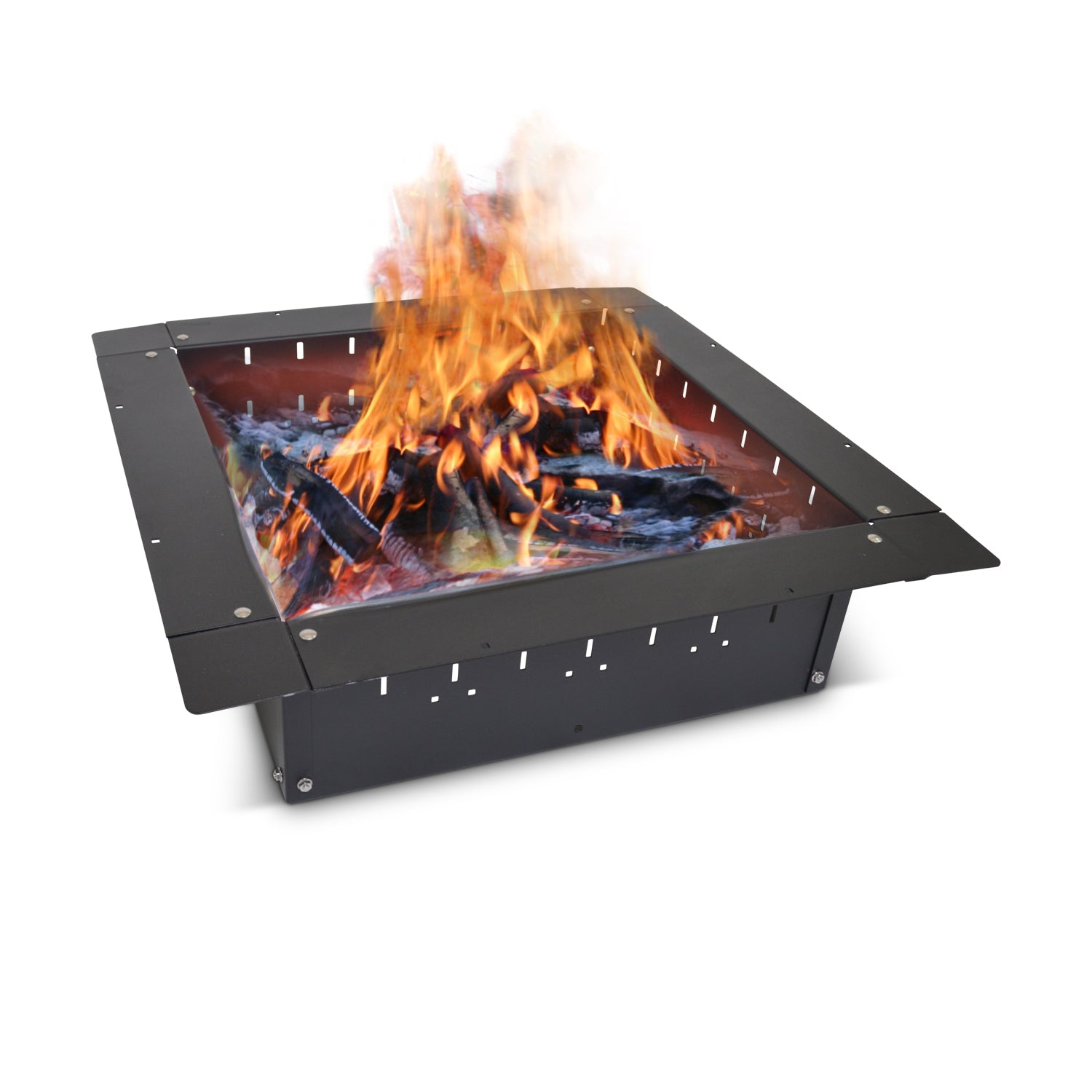 24 Square Plug N Play Fire Pit Insert Firebuggz Firebuggz