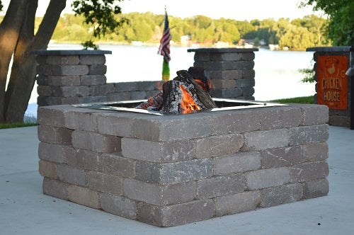 Quad Square Metal Fire Pit — Fire Pit Brokers