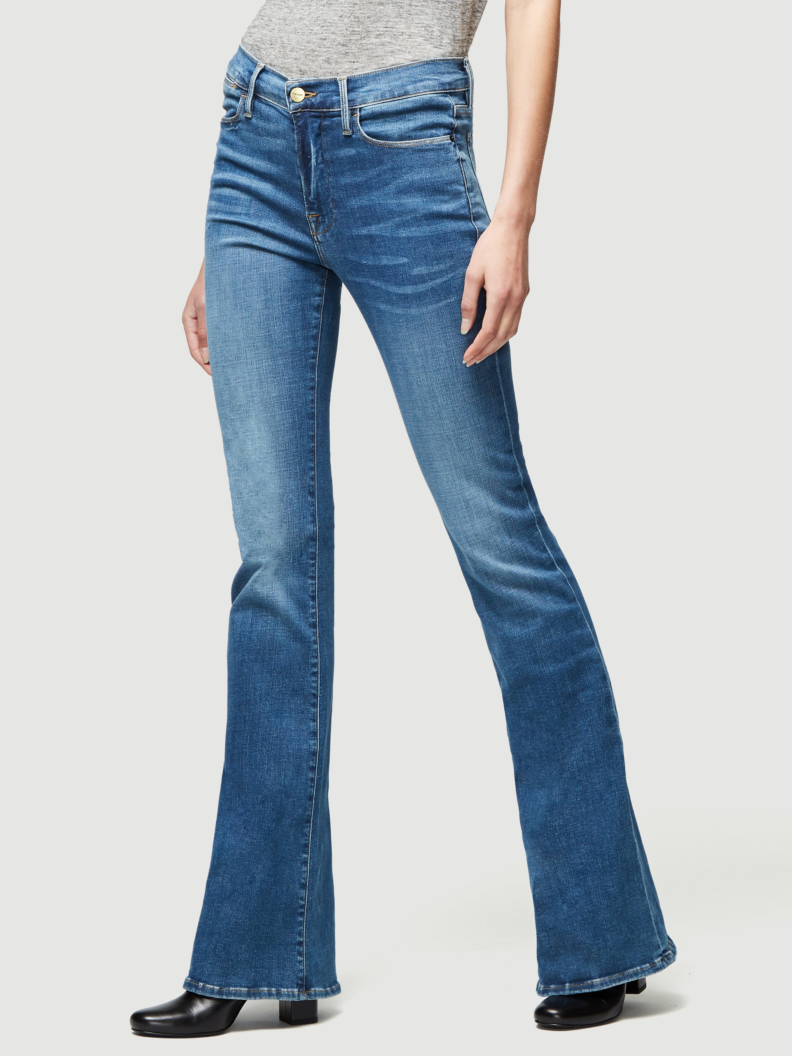 le high flare jeans