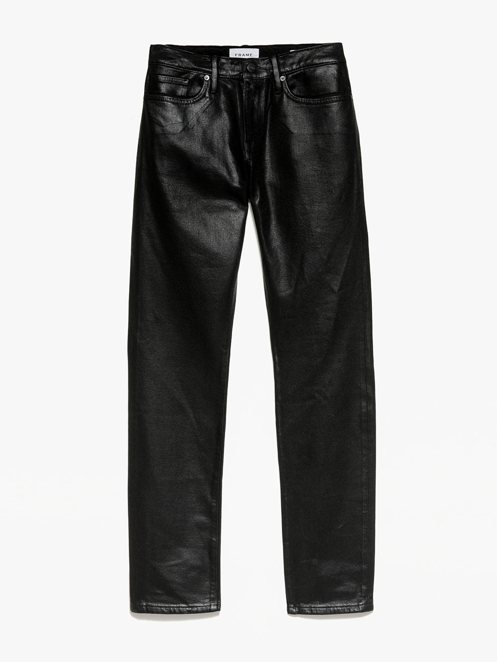 -denim L'Homme Skinny Noir Coated