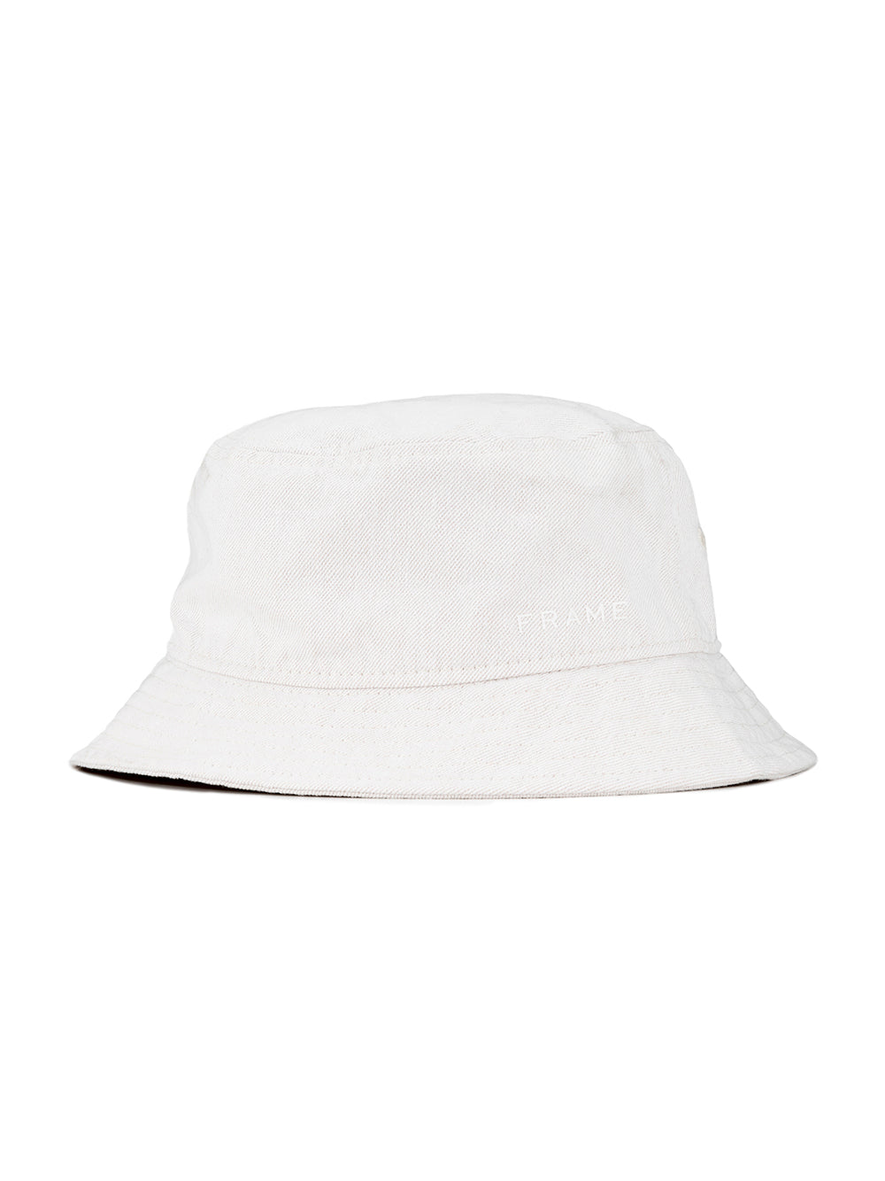 -denim Frame Bucket Hat Beige