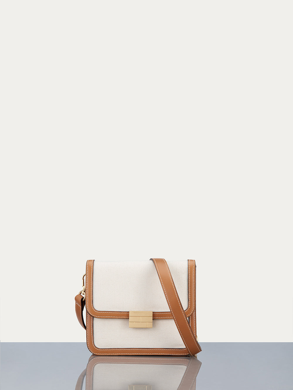 -denim Le Signature Mini Canvas Natural/Cuoio