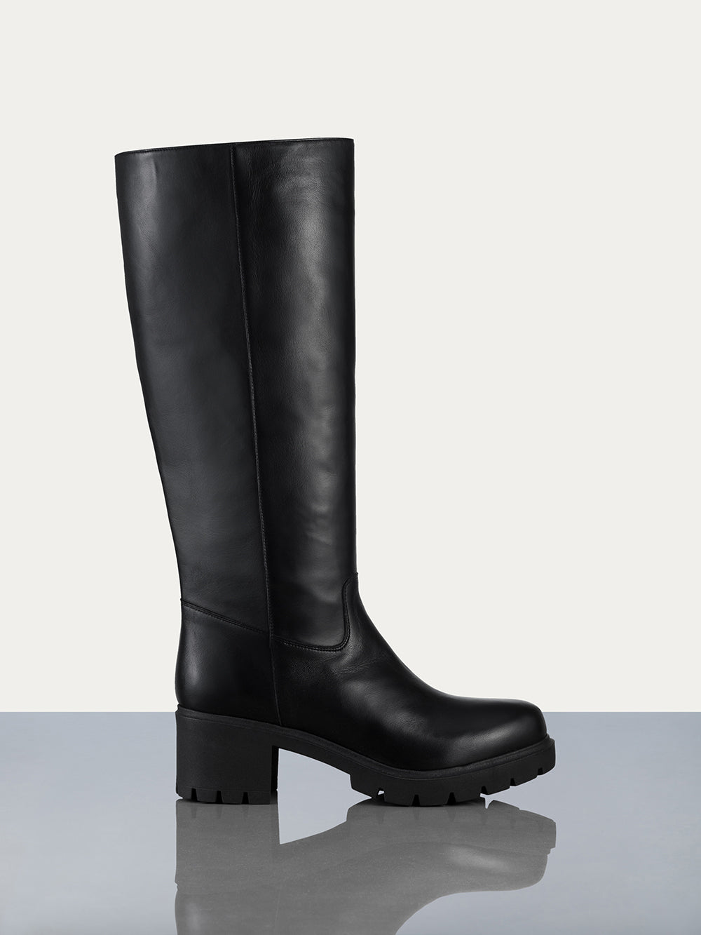 -denim Le Scout Knee High Boot Noir