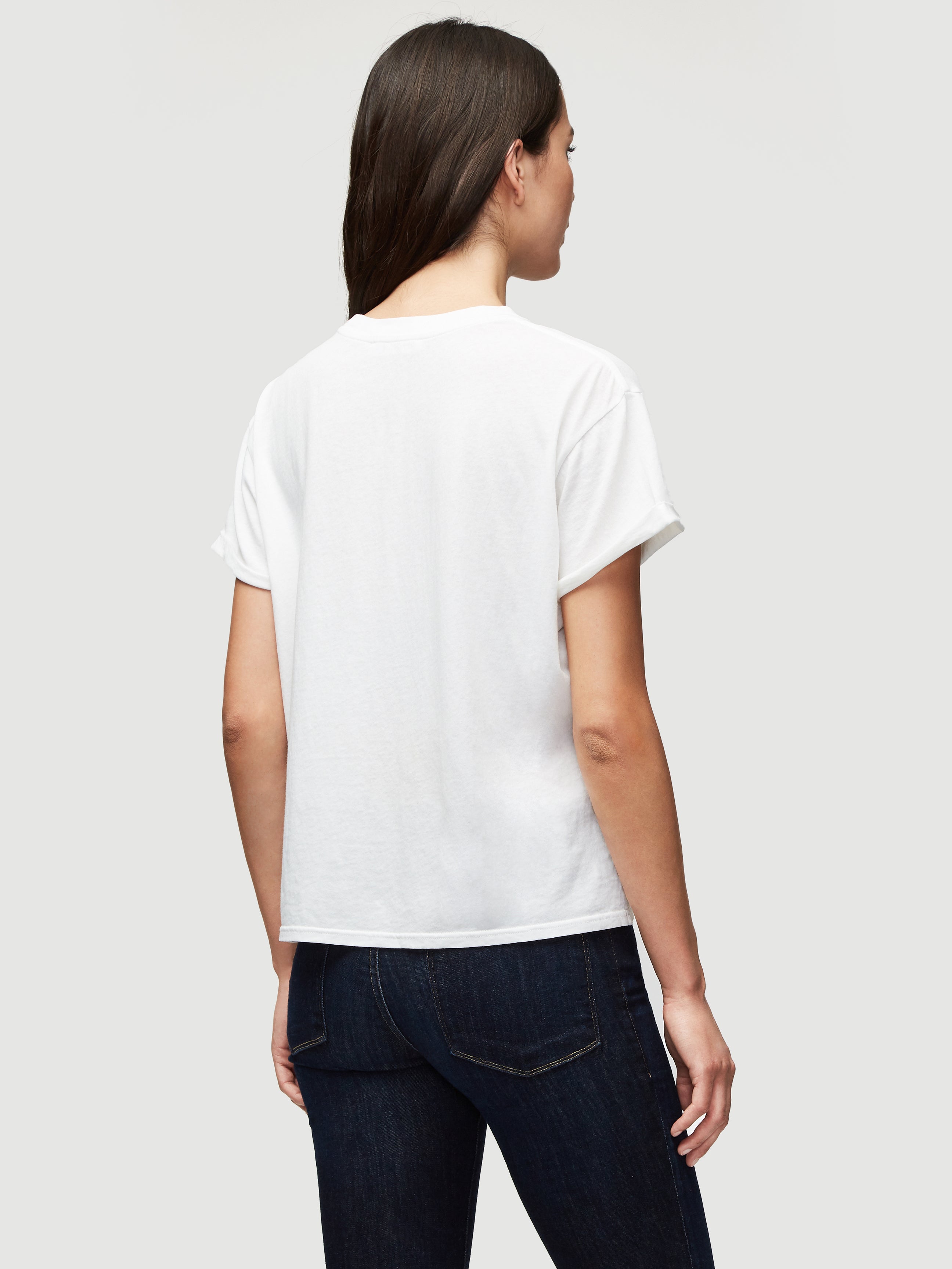 Slouchy Pocket Tee | Blanc – FRAME