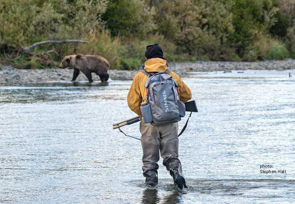 Epic Angling Alaska Bear Photo