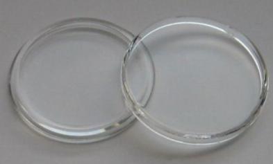 EvoCore Silver Round Ring Fit Coin Holder - 39mm (Clear)