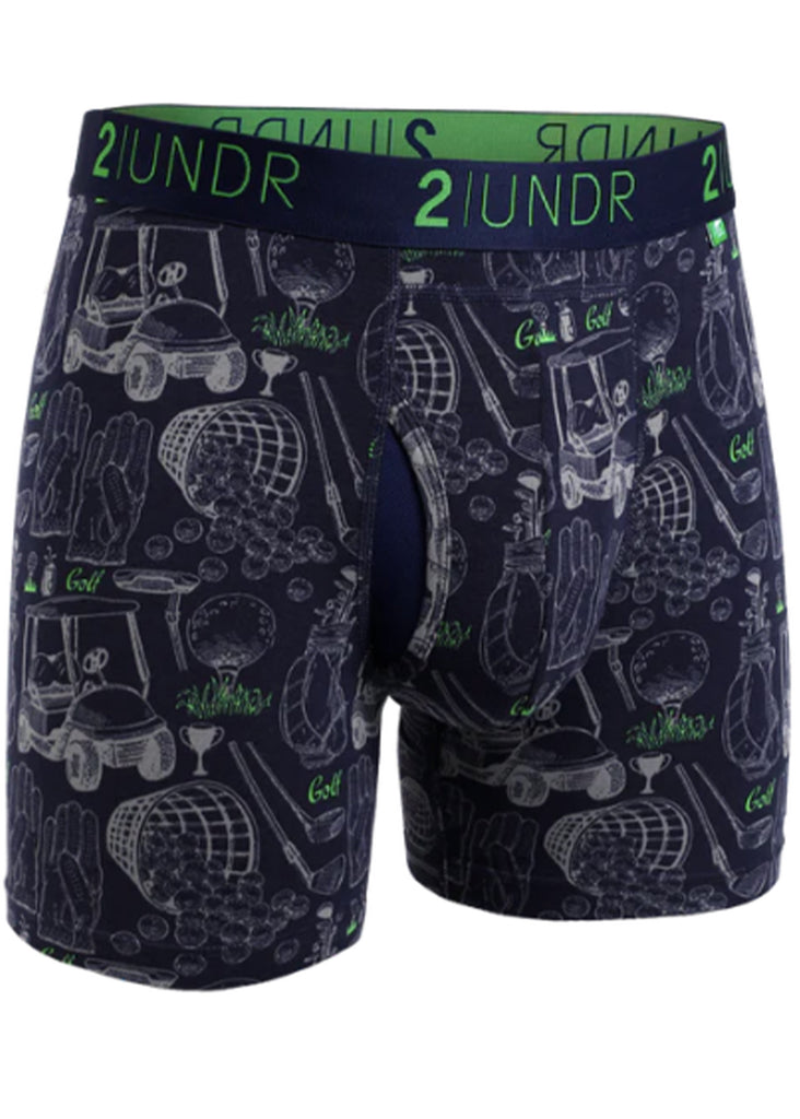 2UNDR Men's Night Shift 6'' Boxer Briefs