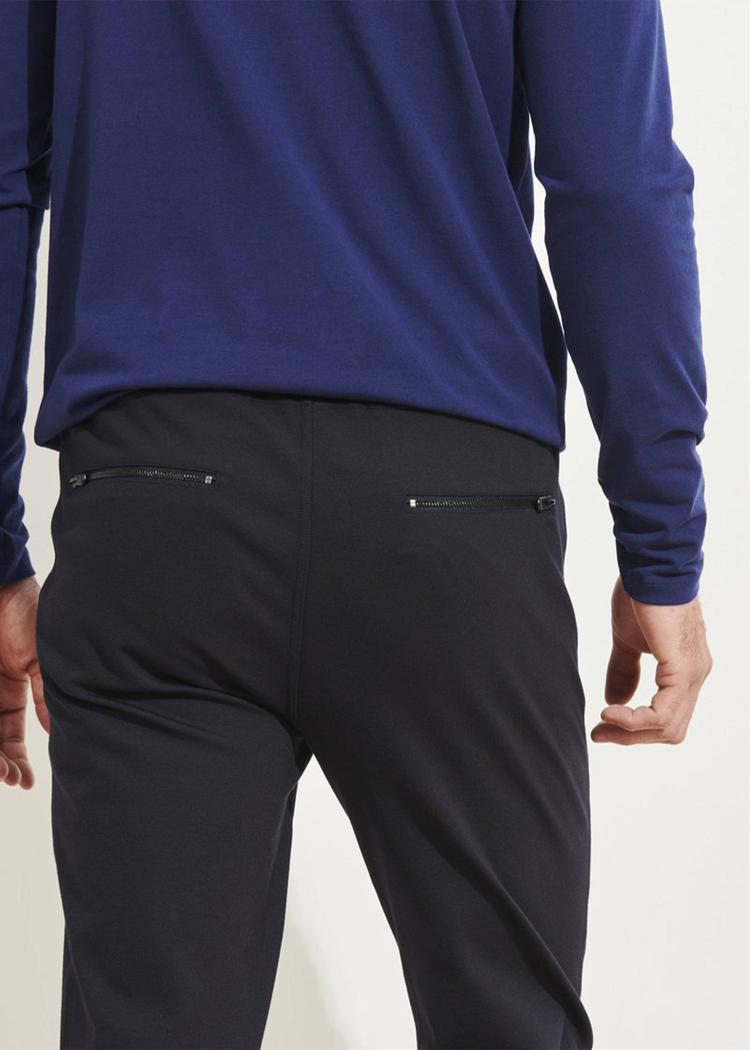 Patrick Assaraf Cuffed Jogger Pant | Dark Navy