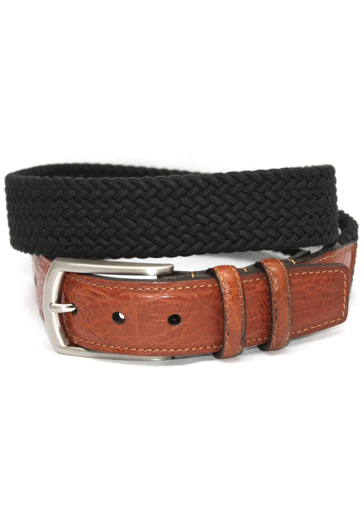 Italian Woven Cotton Elastic Belt