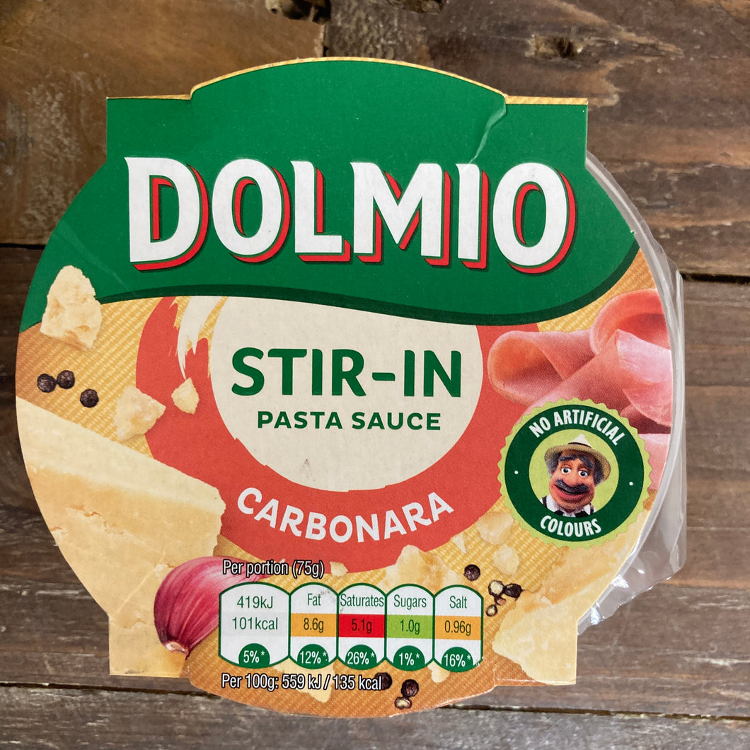 2x Dolmio Stir In Carbonara Pasta Sauces (2x150g) | Low Price Foods Ltd