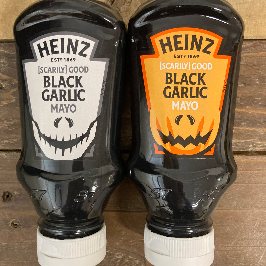 3x Heinz Scarily Good Black Garlic Mayo (3x220ml) & Low Price Foods Ltd