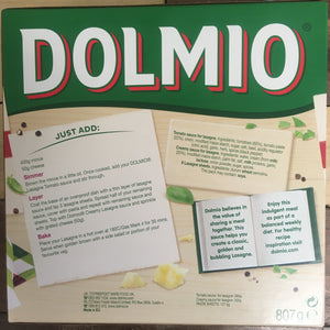 Dolmio Original Lasagne Family Meal Kit 807g | Low Price Foods Ltd