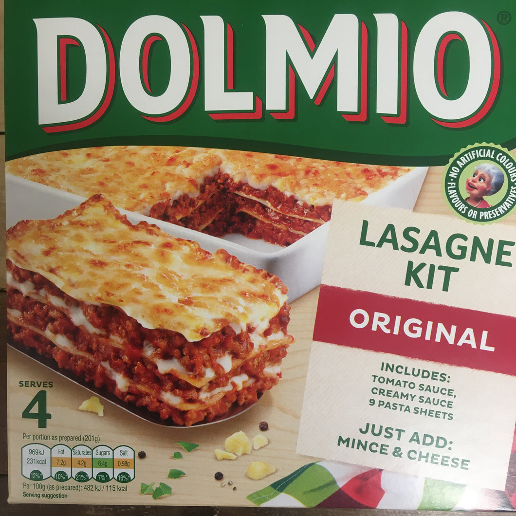 Dolmio Original Lasagne Family Meal Kit 807g | Low Price Foods Ltd