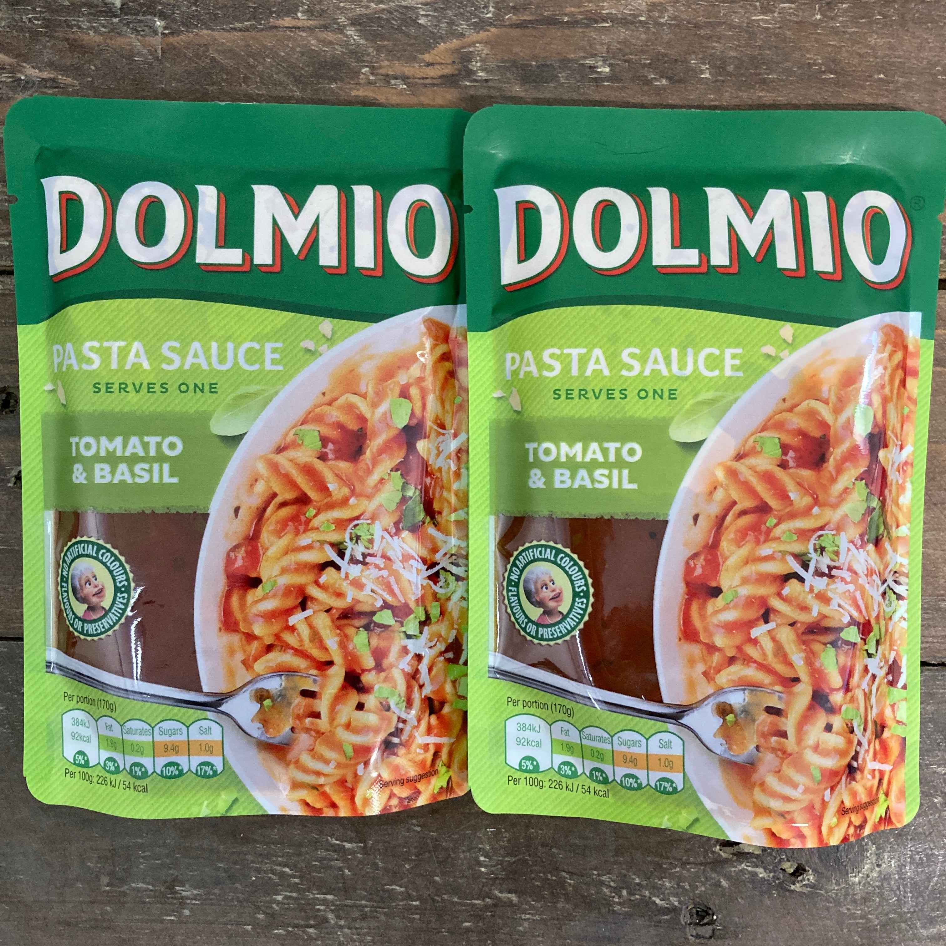 2x Dolmio Tomato & Basil Pasta Sauce (2x170g) | Low Price Foods Ltd